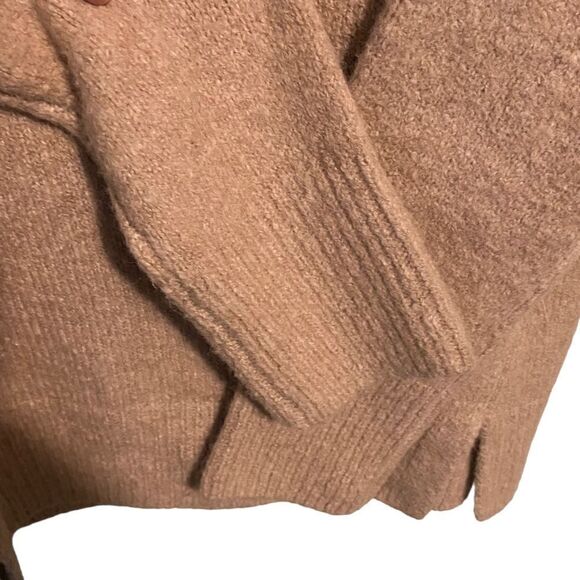 Vince Double Slit Fluffy Alpaca Blend Mock Neck/ Turtleneck Sweater in XS $395 - Picture 6 of 10